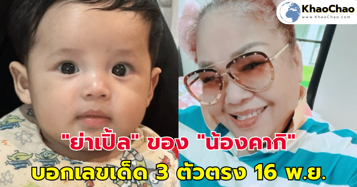 มาแล้ว 3 ตัวตรง "ย่าเปิ้ล" ของ "น้องคากิ"